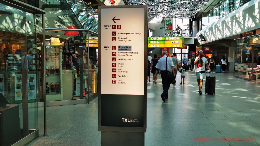 Haupthalle des Flughafens Berlin-Tegel, Terminal A