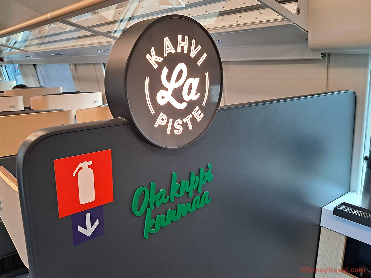 Hinweisschild an der Kaffeestation