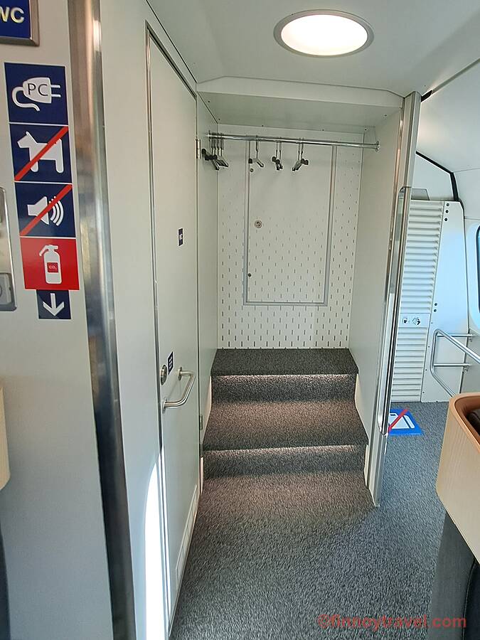 Garderobe in der Ekstra-Klasse