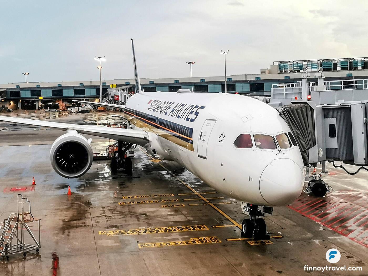 Eine Boeing B787-1000 von Singapore Airlines
