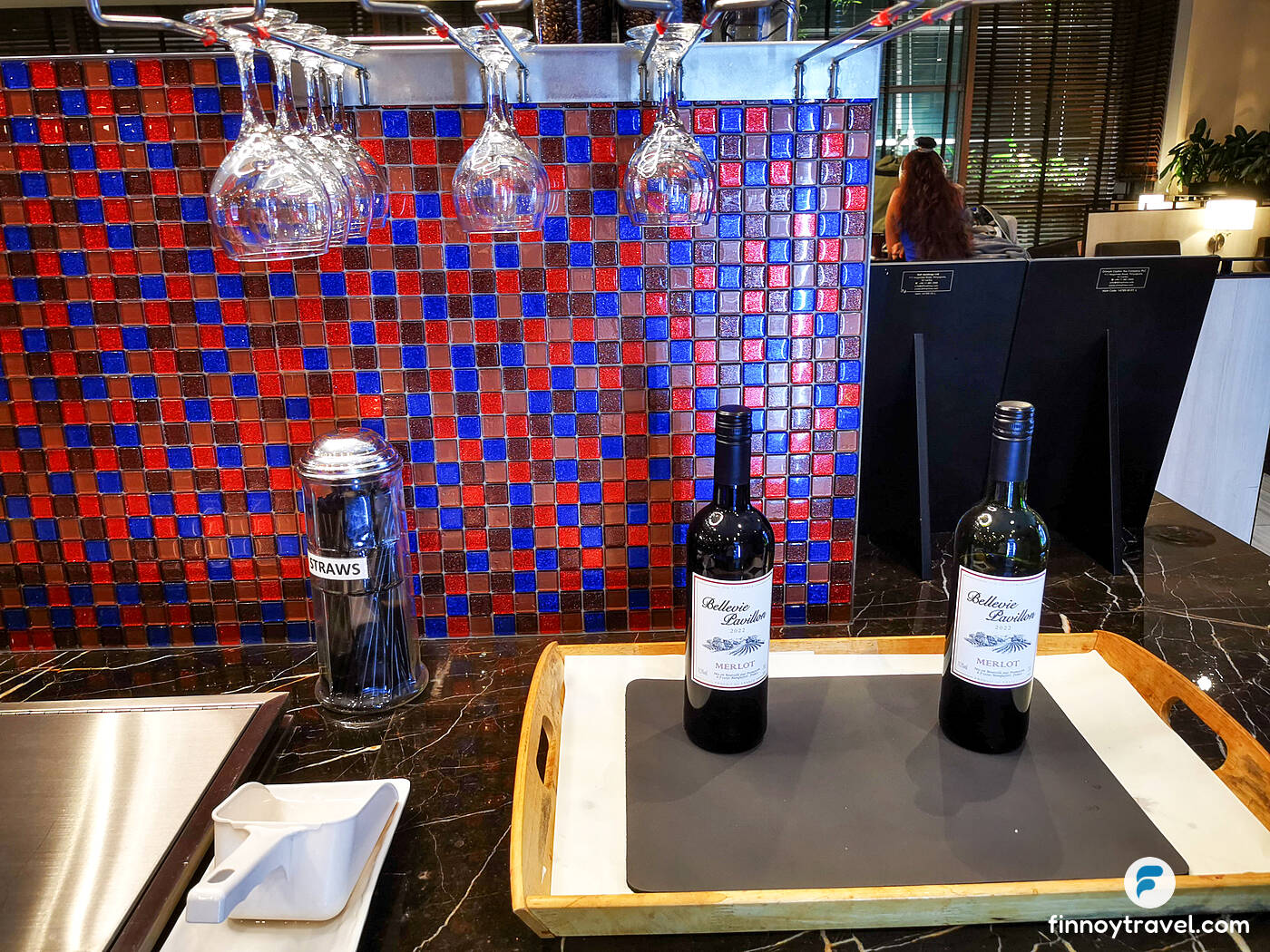 Weine in der SATS Premier Lounge