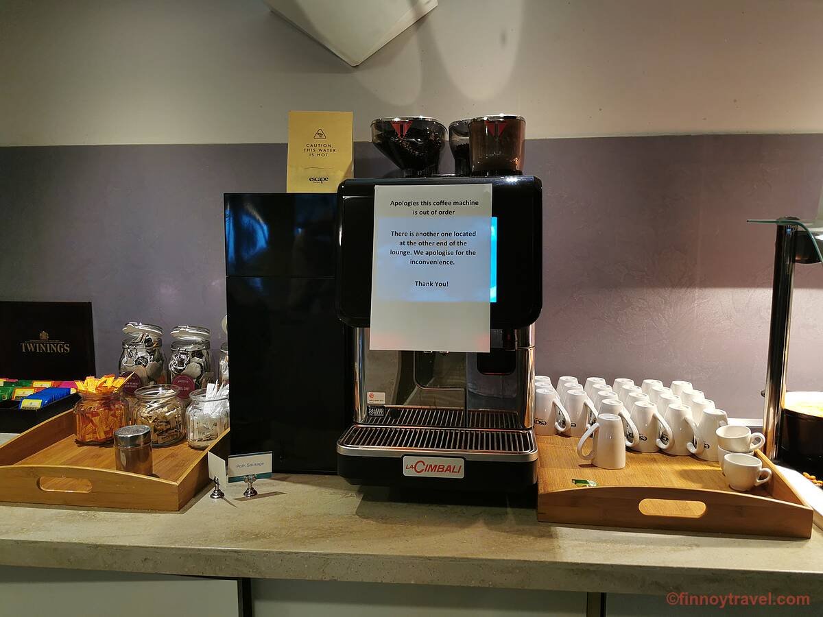 Broken coffee machine