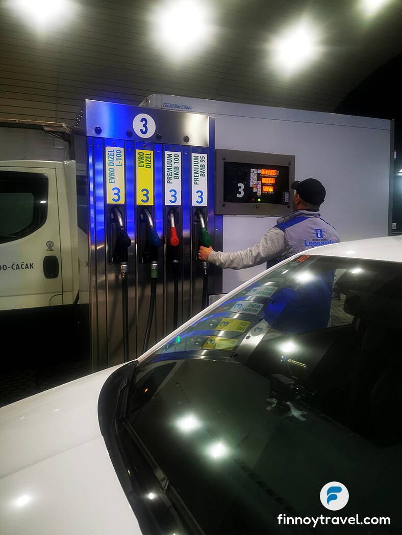 Fuels pumps in Serbia