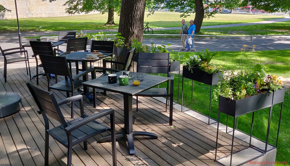 Kalev Spa hotel terrace