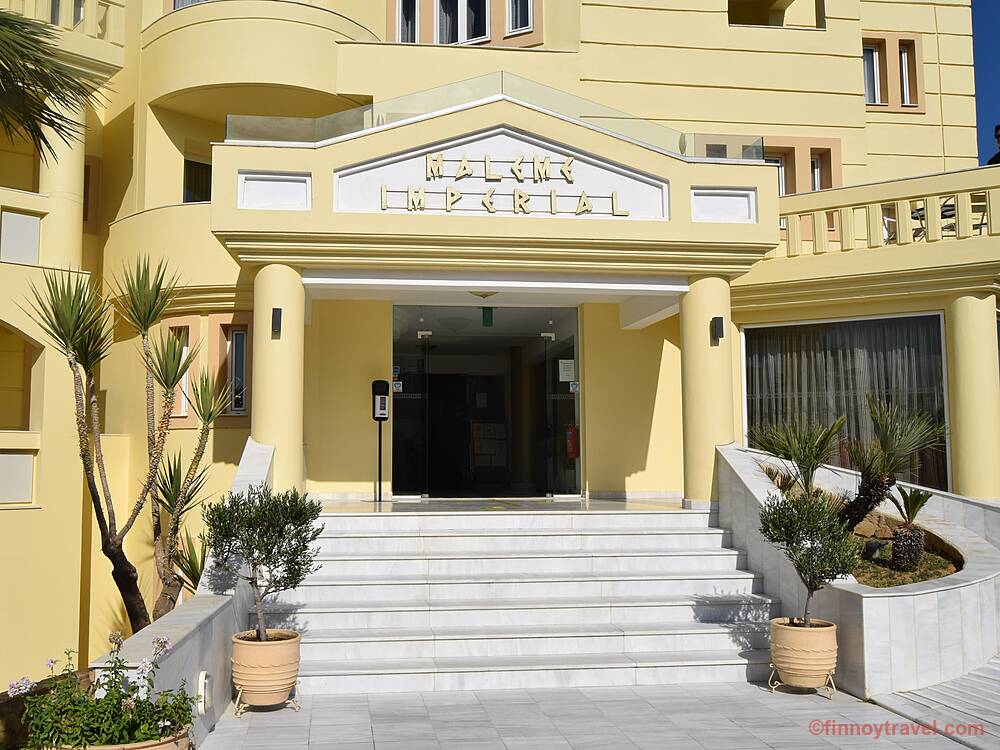 Entrance to the Maleme Imperial Hotel building
