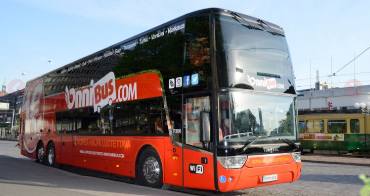 bus travel finland