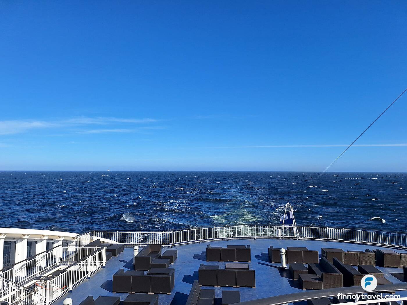 Rear of the outer deck on Viking XPRS