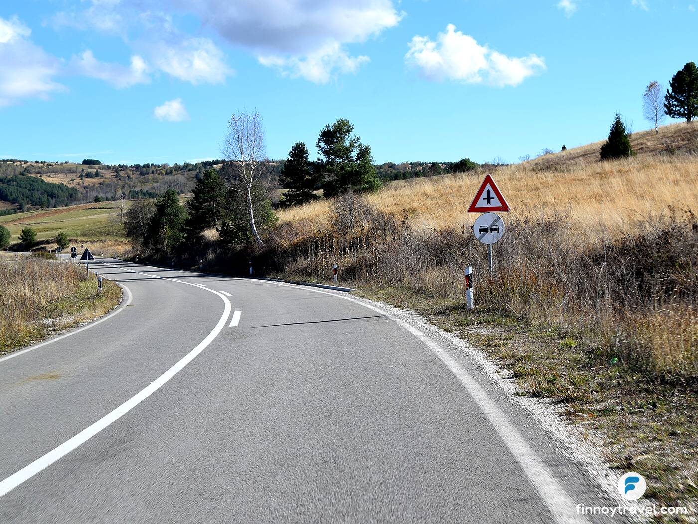 Typical highway in Serbia