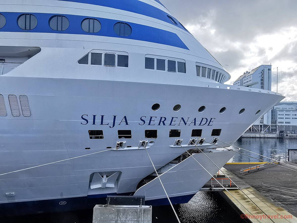 The bow of Silja Serenade