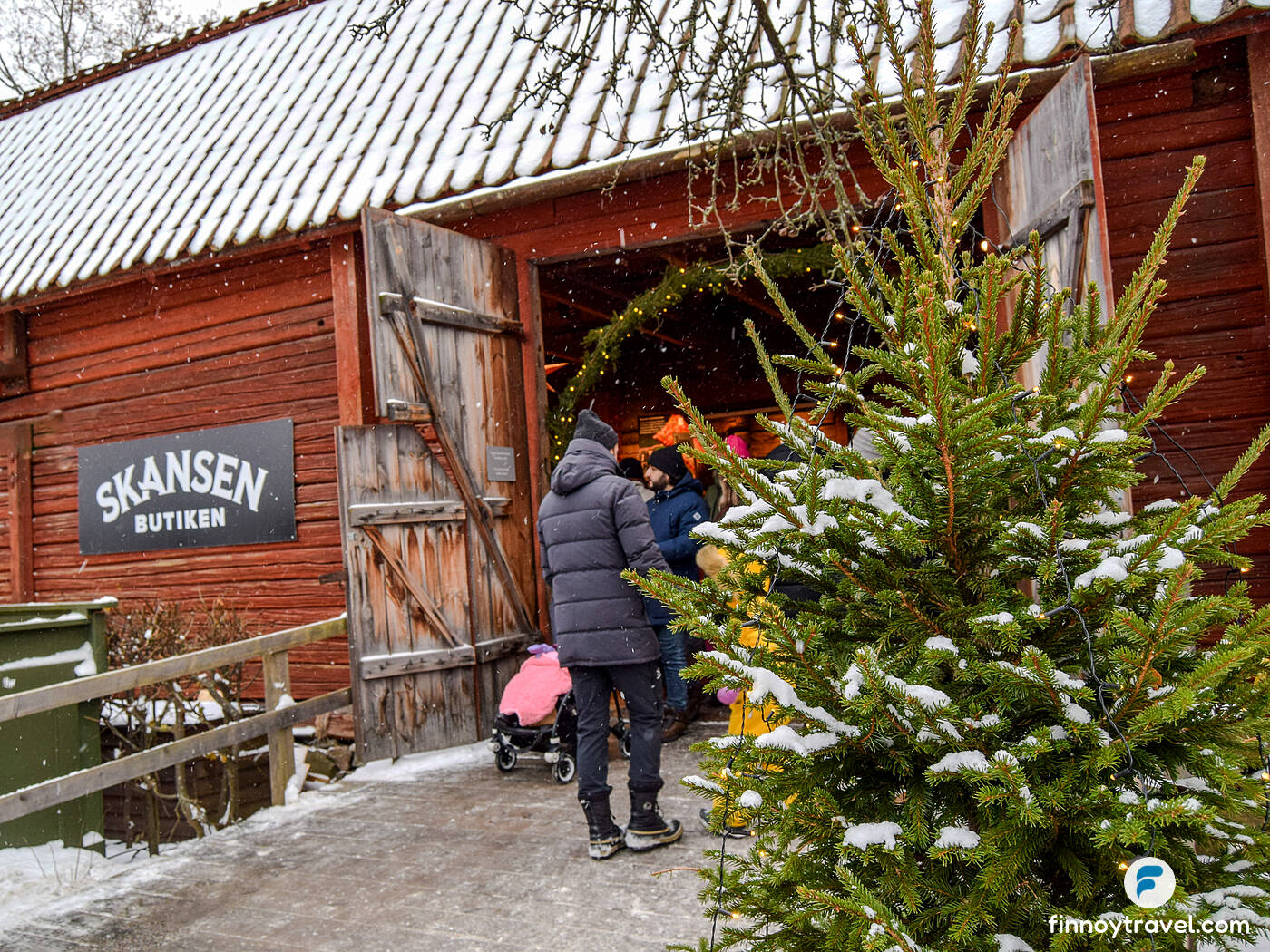 Entrance to Skansen Shop