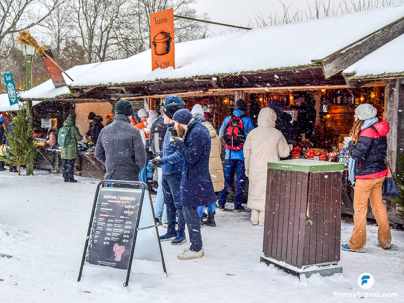 Hot soup stall at Skansen's Christmas Market