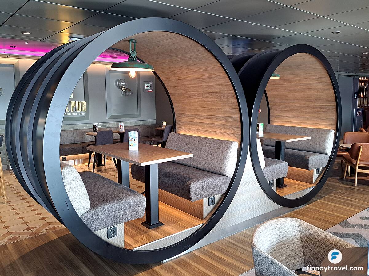 Special chairs in Sea Pub