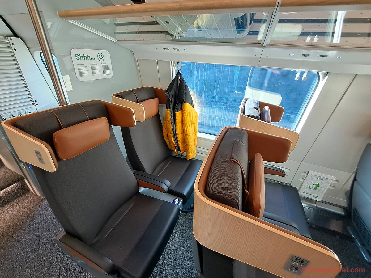 Two seats in Ekstra class