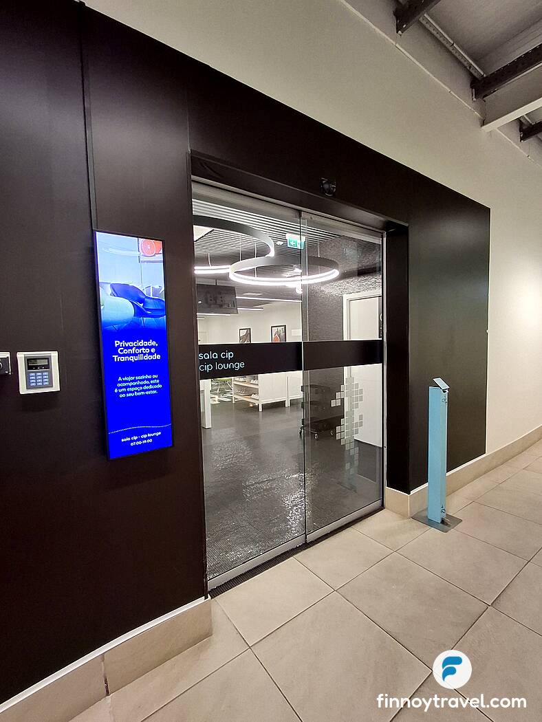 The entrance to the CIP Lounge