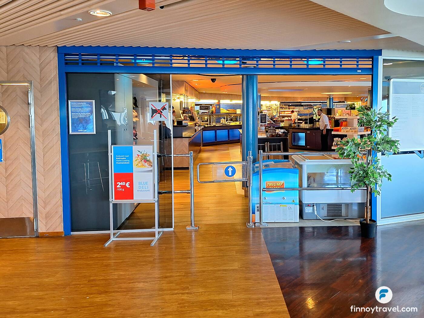 Entrance to the Deli Shop