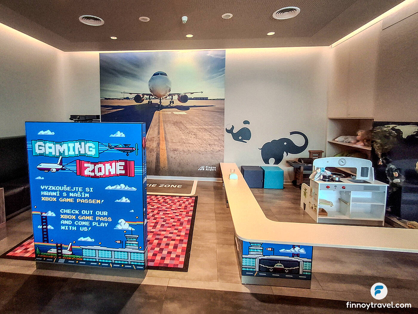 Gamining zone and children's area