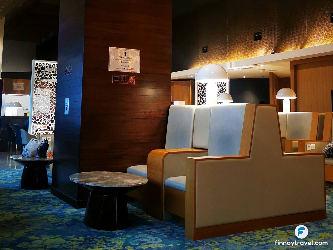 soft chairs of Ambassador Transit Lounge