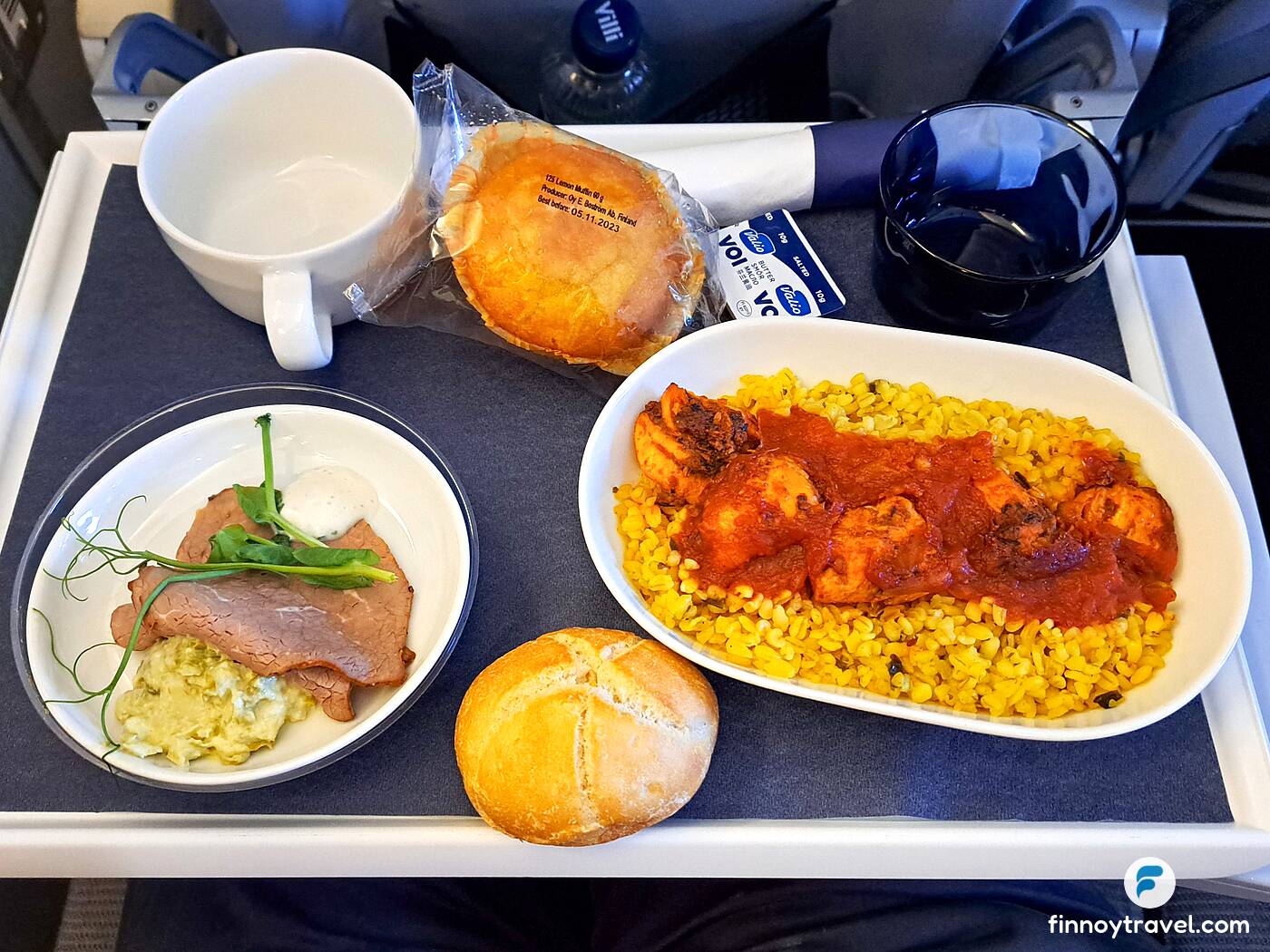 Short-Haul business class meal