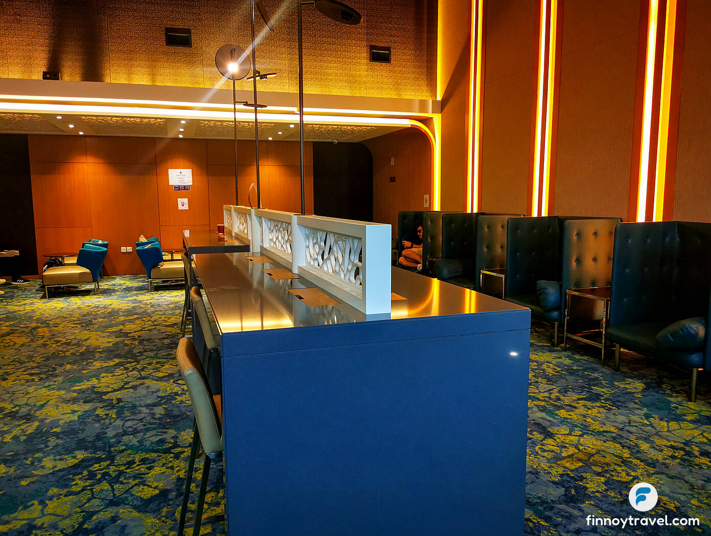 high chairs at the Ambassador Transit Lounge