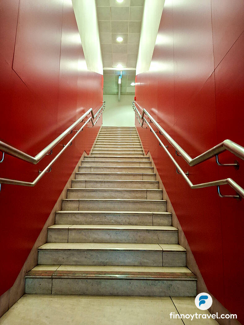 Stairs to the second floor