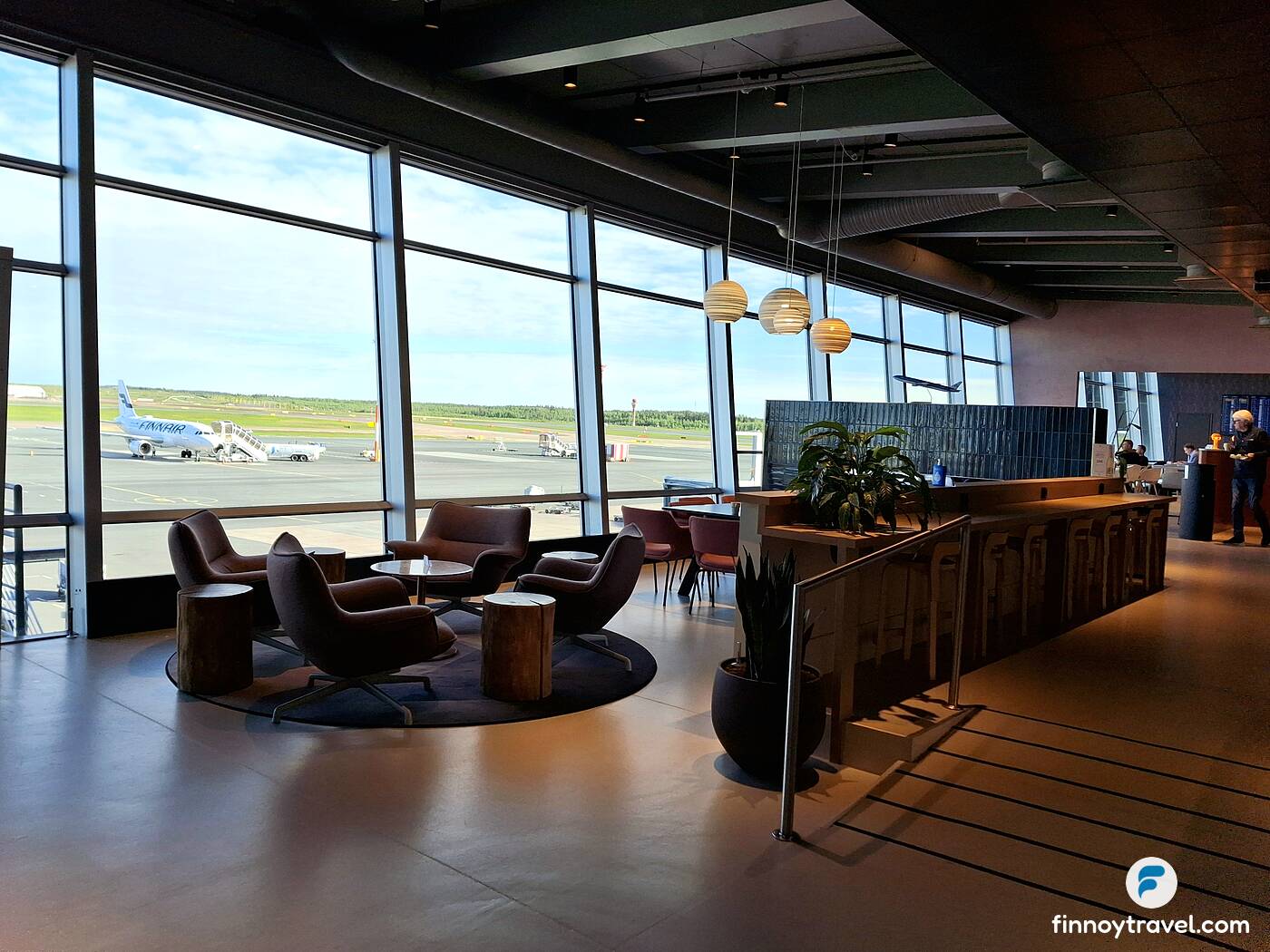 Apron View from the Lounge