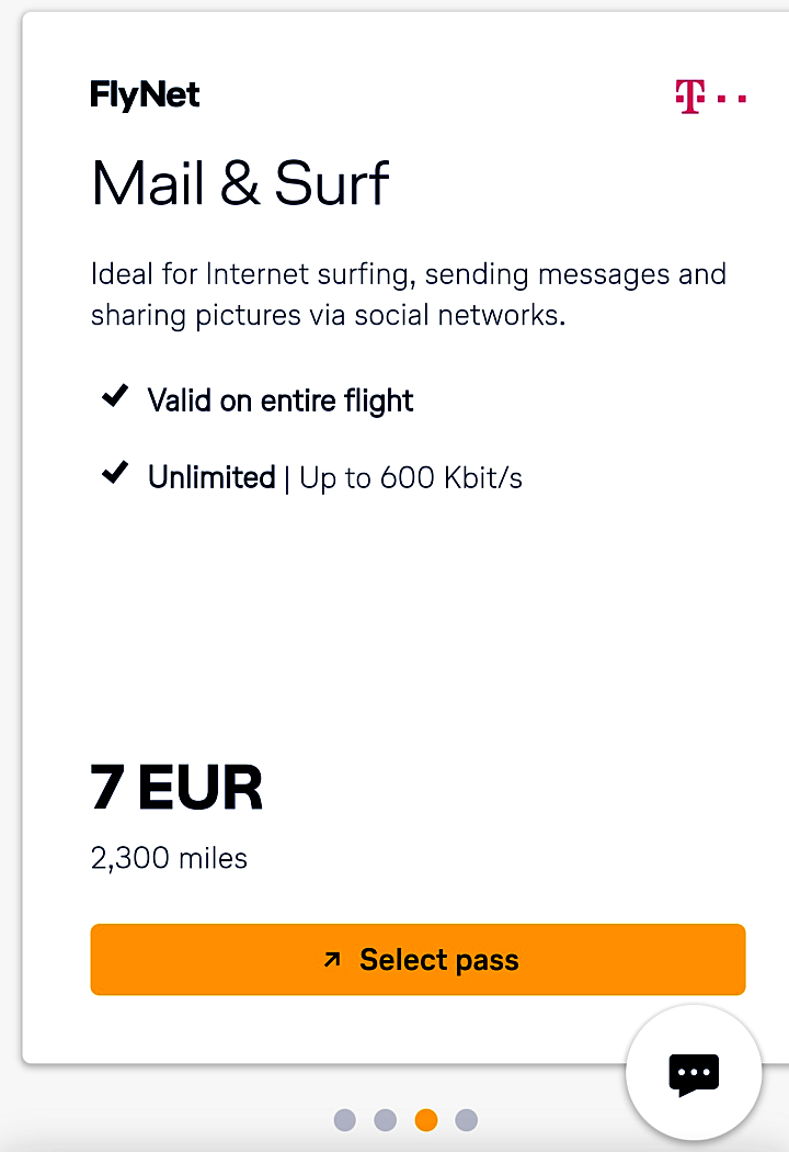Wi-Fi Mail de Lufthansa