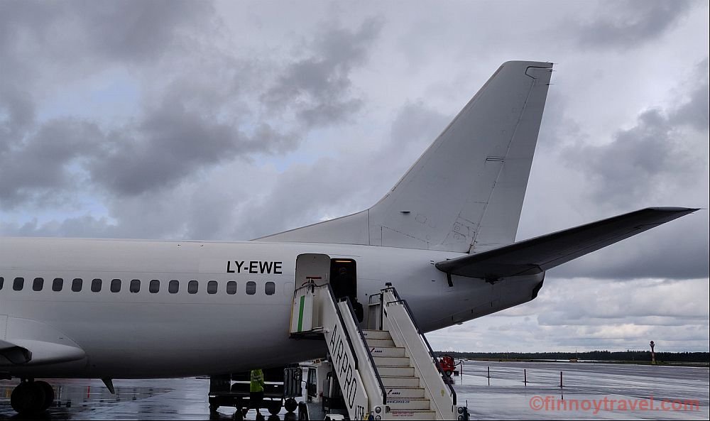 GetJet Airlinesin lentokoneen pyrstö
