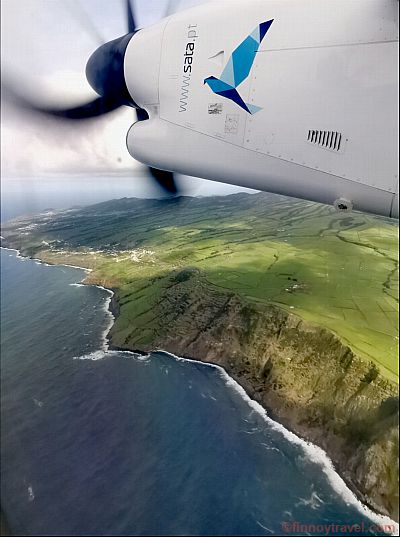 Terceira Island from the air