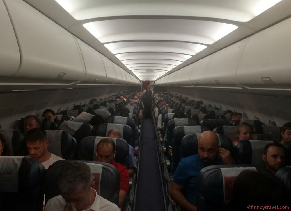 Air Malta A320 cabin
