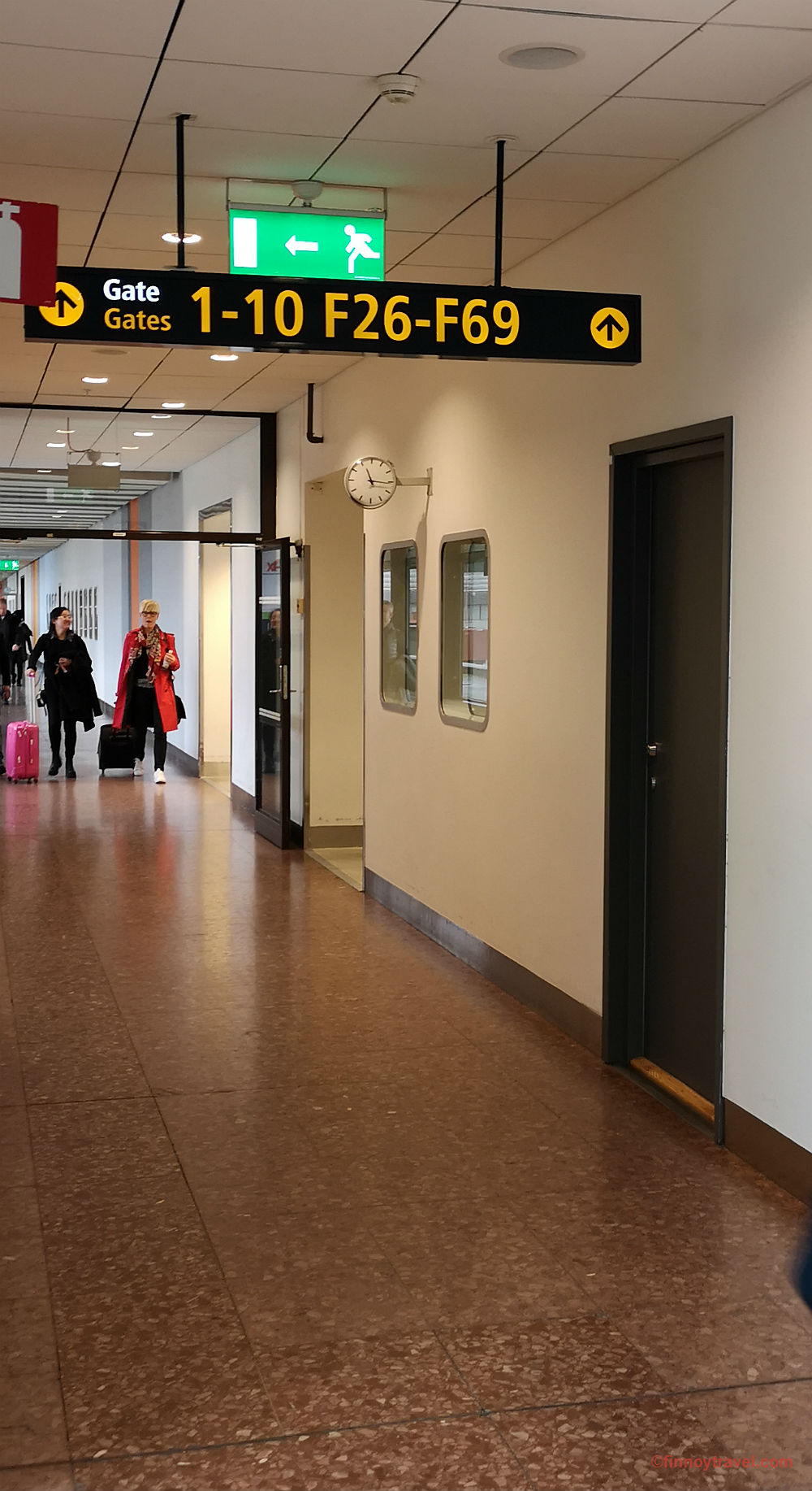 A corridor at Arlanda Airport terminal 5