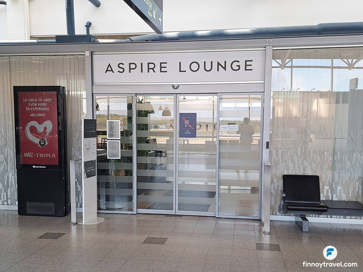 Entrance to Aspire Lounge