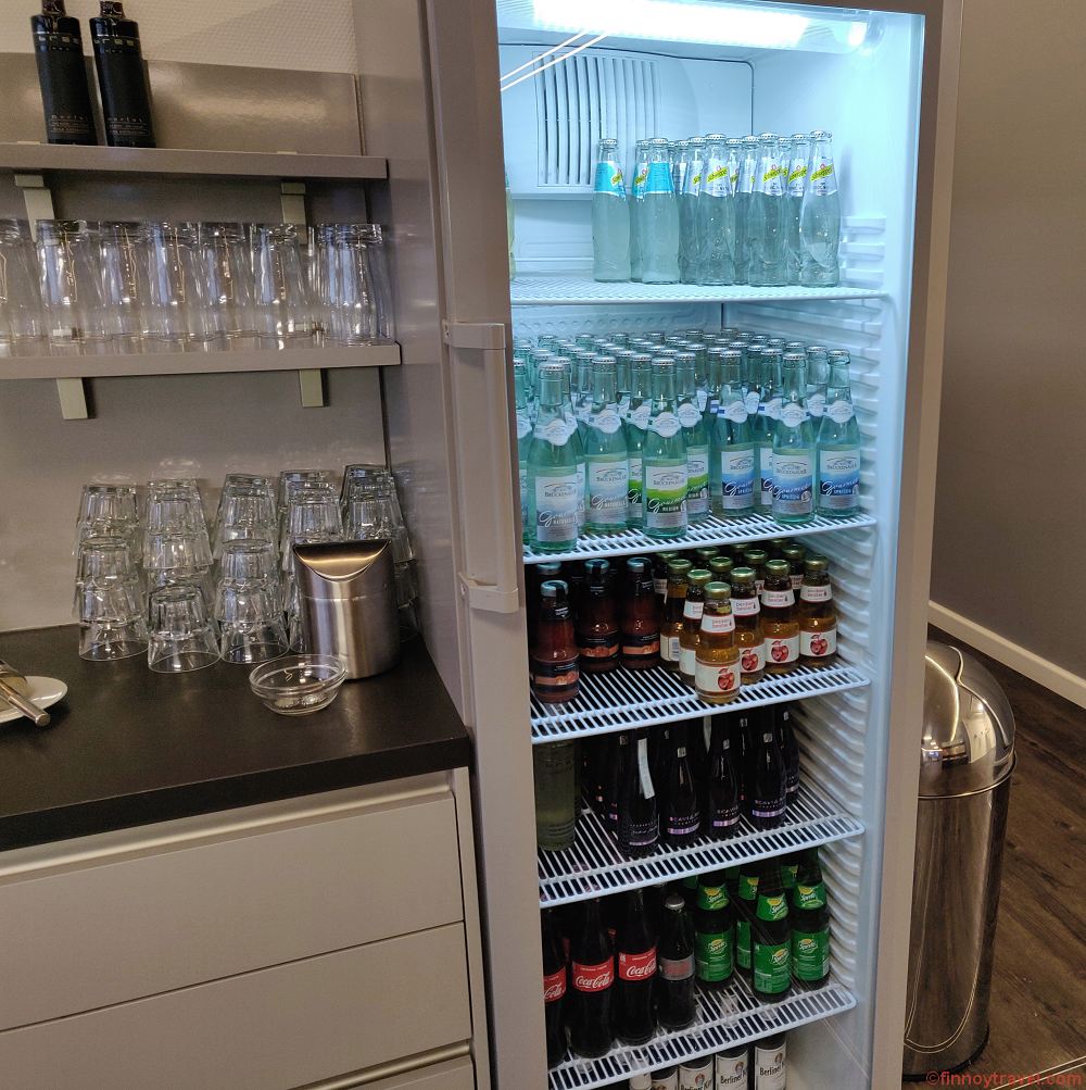 C Lounge in Berlin Tegel, fridge