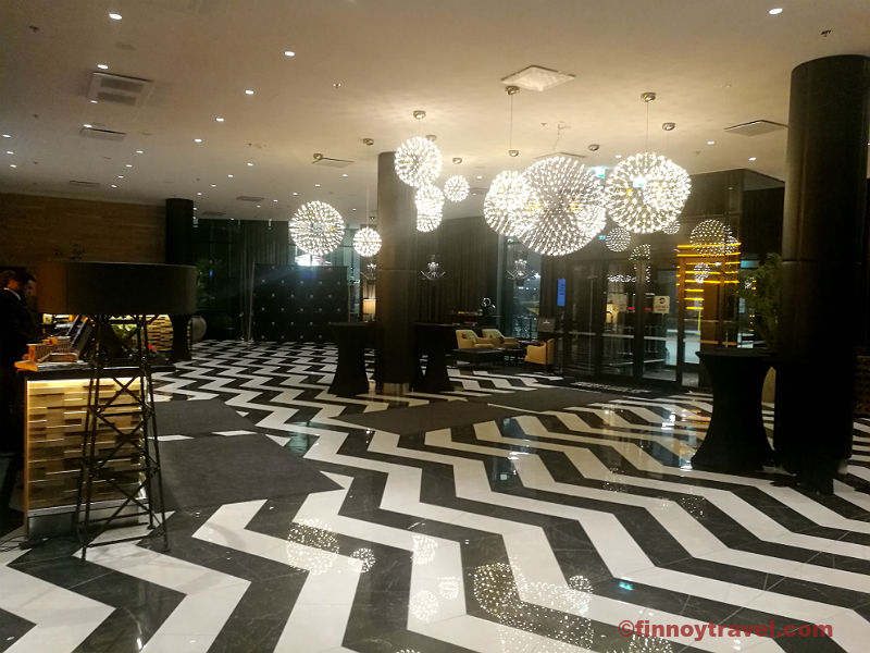 The lobby of Clarion Hotel Helsinki Airport