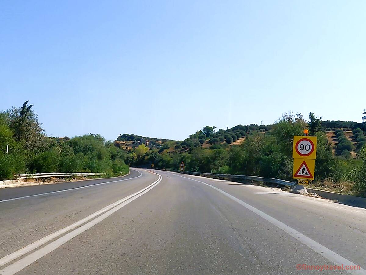 A highway in Crete