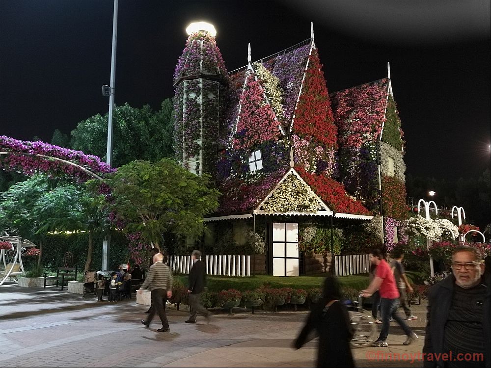 A flower house in Dubai Miracle Garden