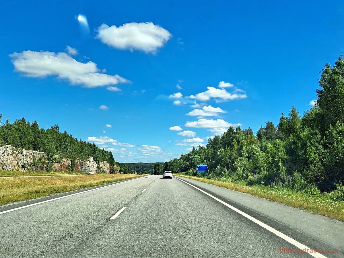 Road from Helsinki to Turku