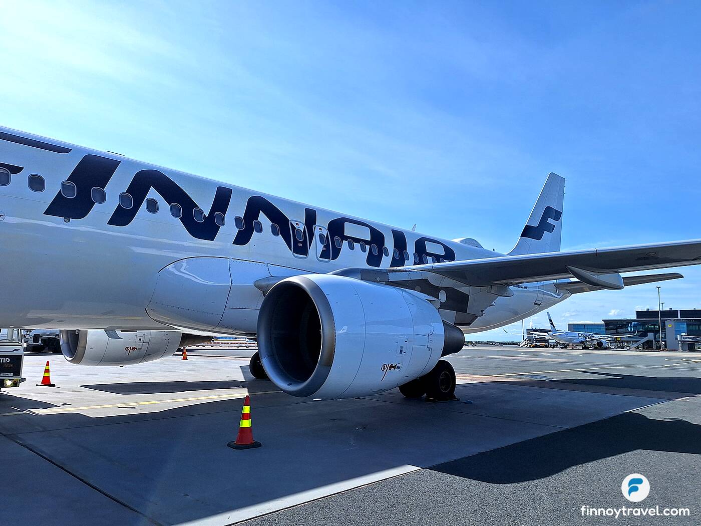 Finnair Airbus A320 at Helsinki Airport