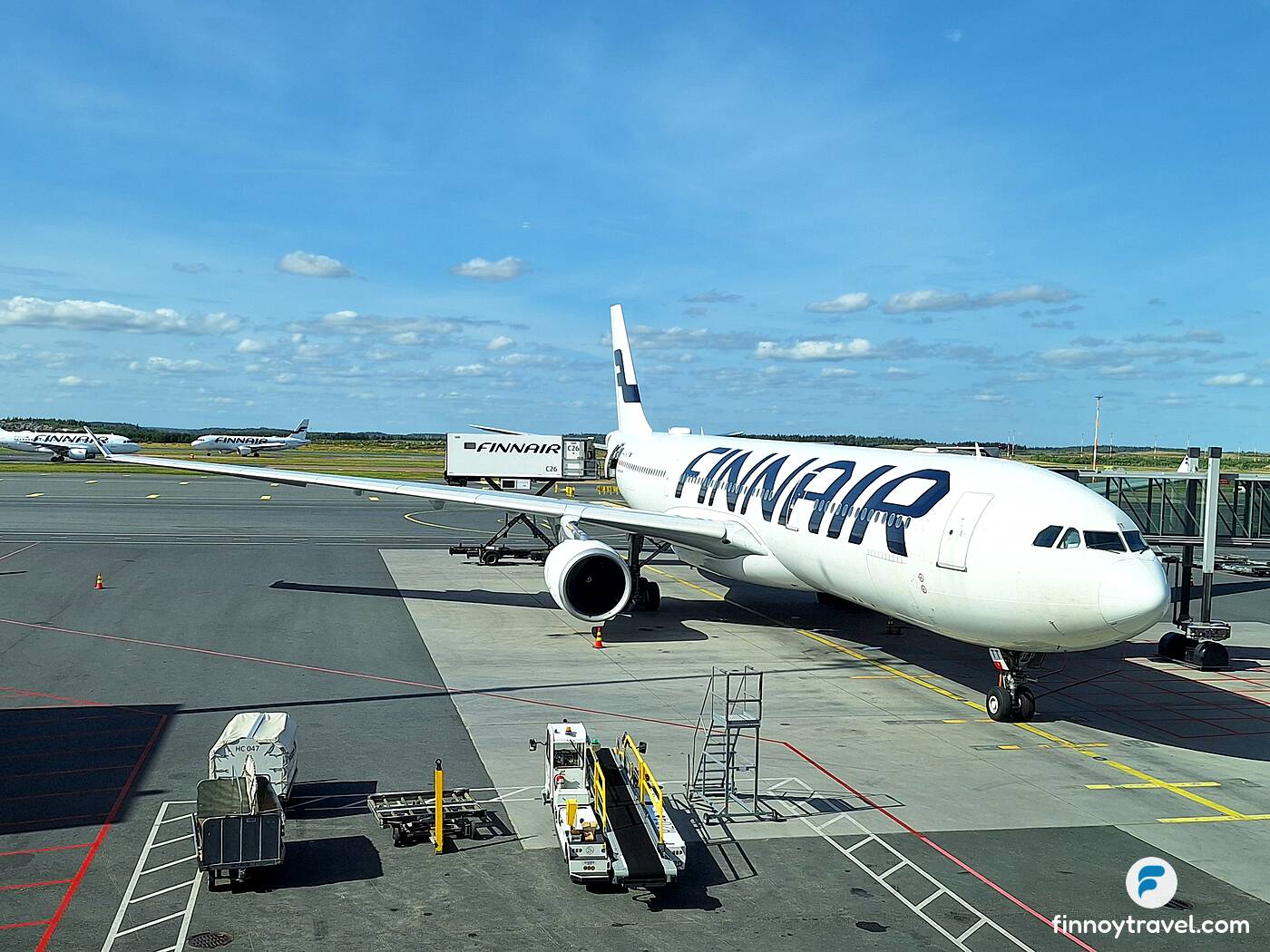 Finnair Airbus A350 at Helsinki Airport