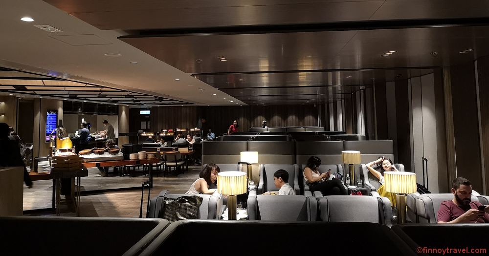 Inside Plaza Premium Lounge HK