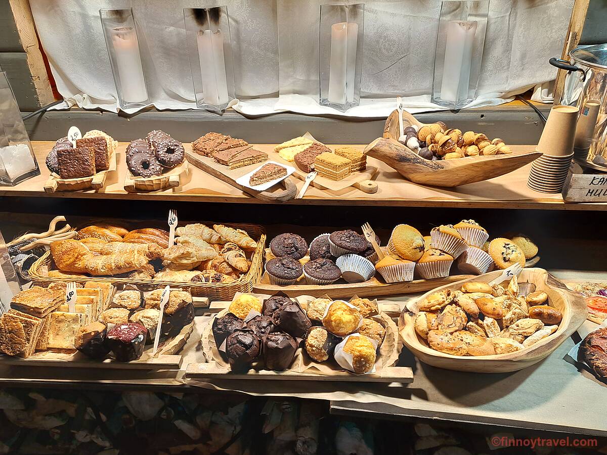 Sweet products at Christmas Market