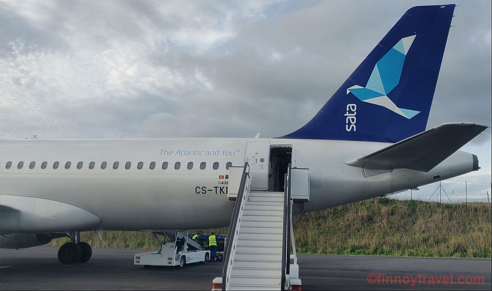 The tail of Airbus A320