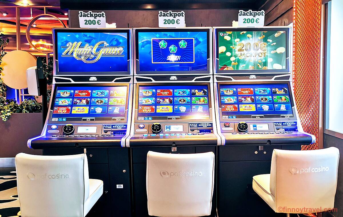 Silja Serenade PAF slot machines