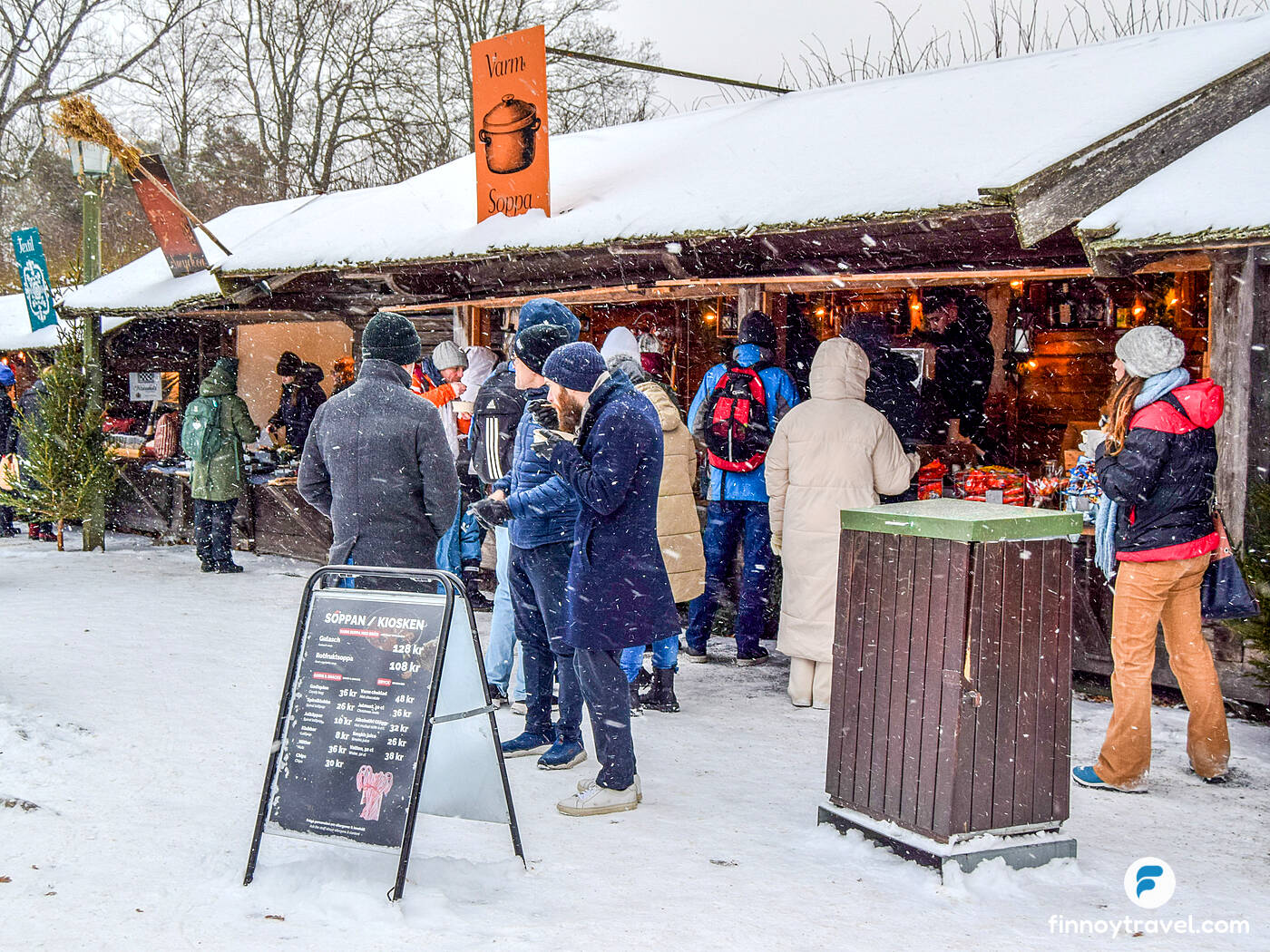 Hot soup market stall at Skansen