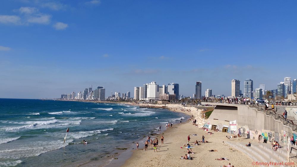 The beach in Israel