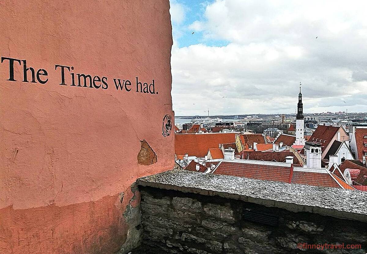 A view deck on Toompea Hill