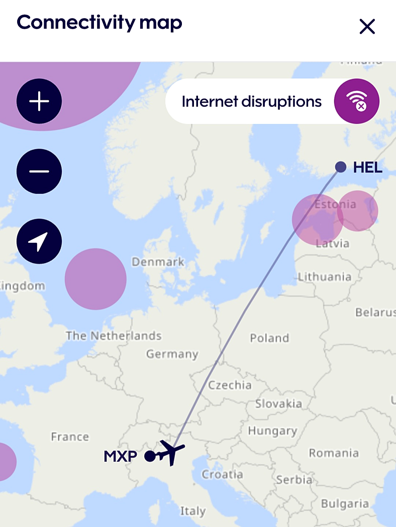 Internet disruptions