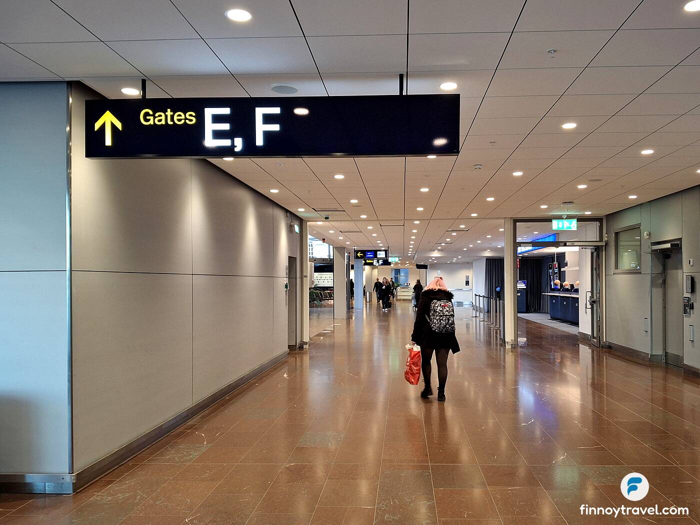 Signs at Arlanda Airport