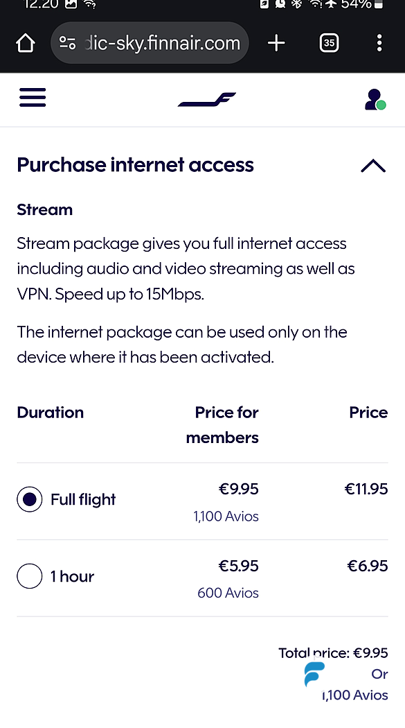 Stream access purchase