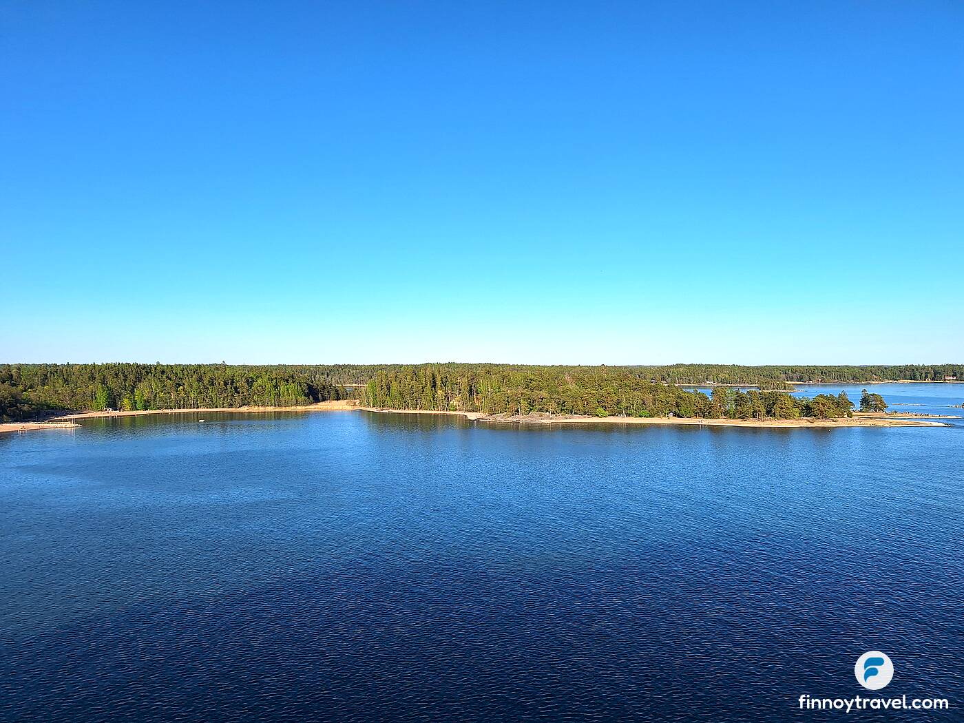 View of the archipelago from Finncanopus