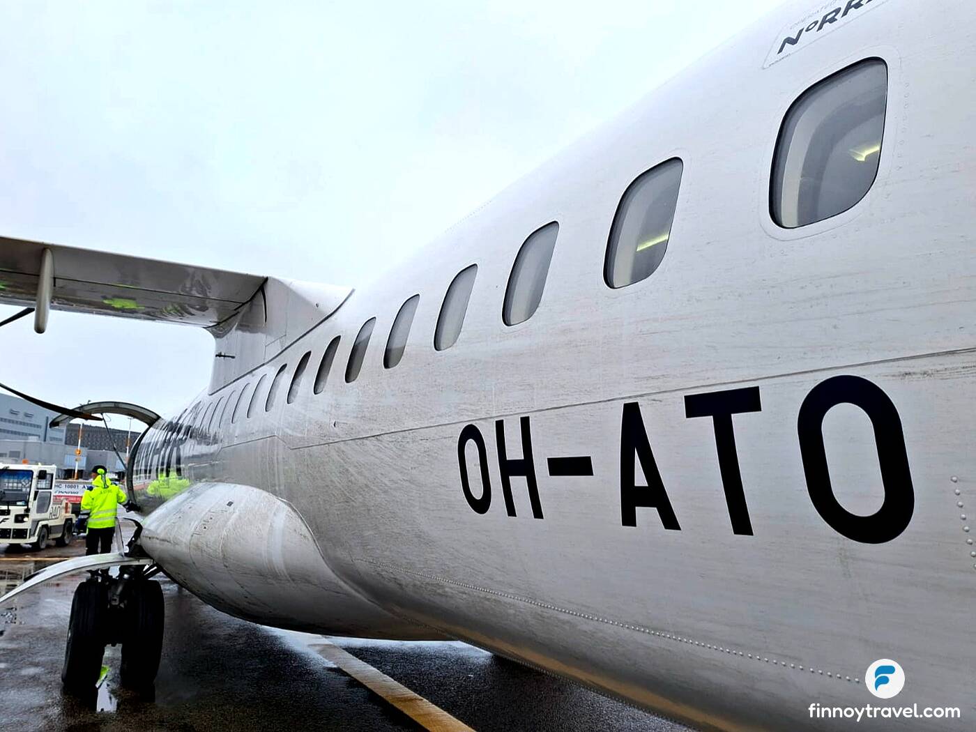 ヘルシンキ空港のATR 72